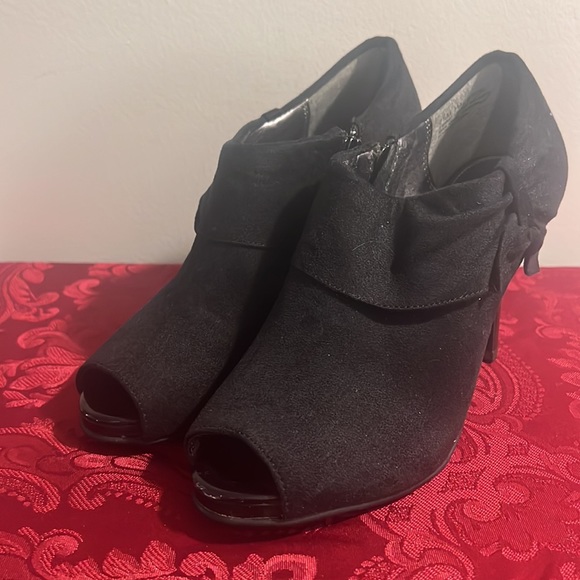 Rampage Peep Toe Booties - Picture 2 of 5